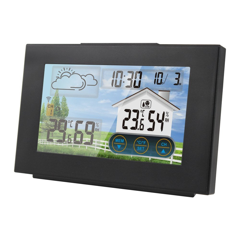 Indoor Outdoor Wireless Weather Station with Thermometer, Hygrometer & Sensor