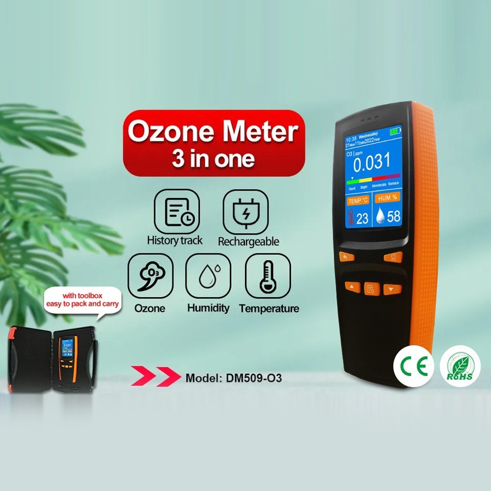Multifunctional Portable Ozone Analyzer | Intelligent O3 Meter & Air Quality Monitor