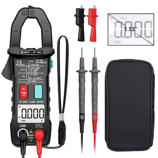 BSIDE ZT-5BQ 6000 Counts True RMS Digital Clamp Meter with BT and NCV Function