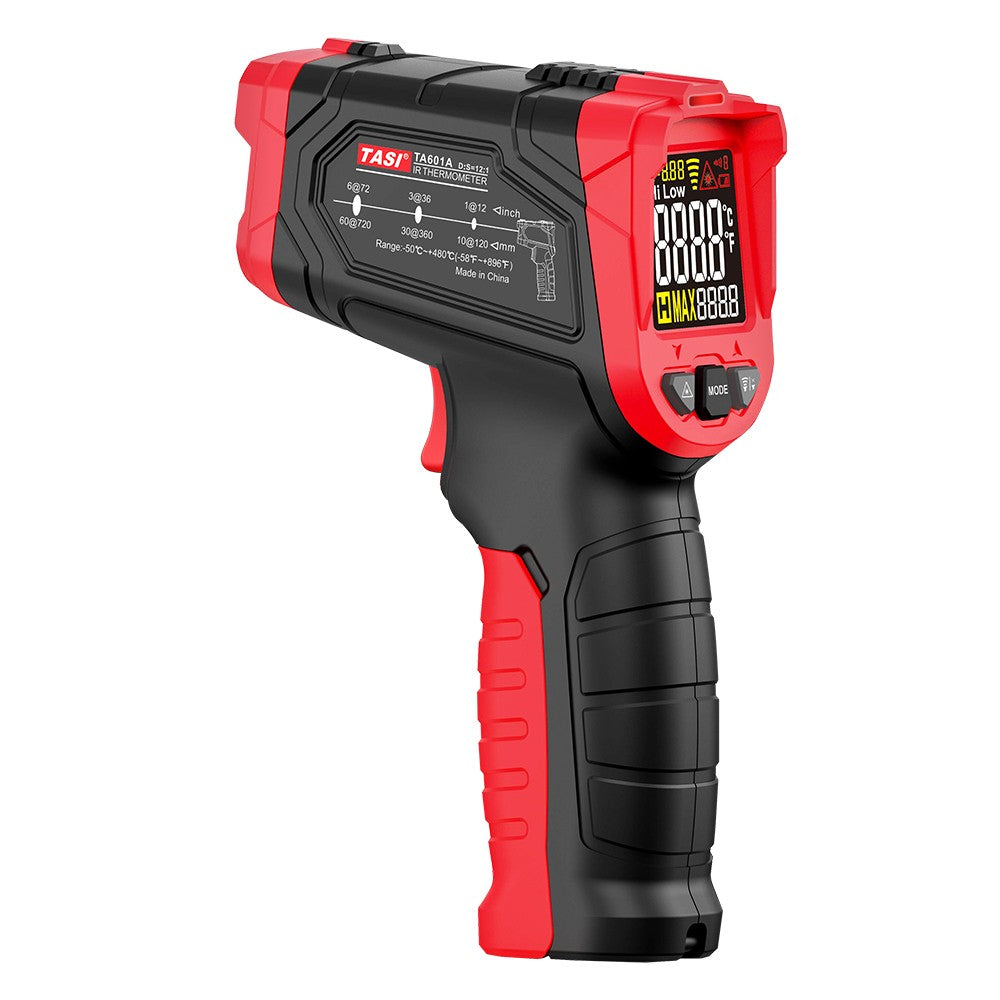 Digital Handheld IR Thermometer - Non-contact Infrared Temperature Tester, 12:1 Pyrometer, LCD Display, -50 to 880℃ (-58 to 1616℉), Centigrade & Fahrenheit
