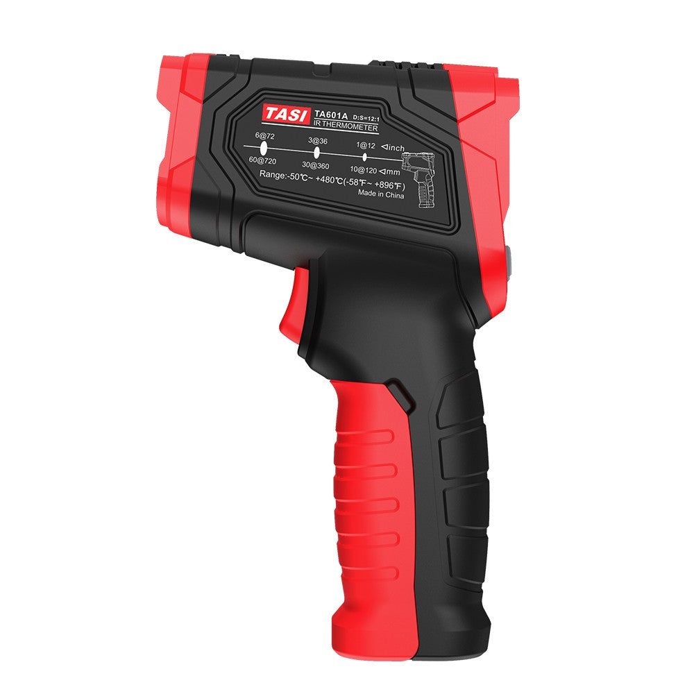 Digital Handheld IR Thermometer - Non-contact Infrared Temperature Tester, 12:1 Pyrometer, LCD Display, -50 to 880℃ (-58 to 1616℉), Centigrade & Fahrenheit