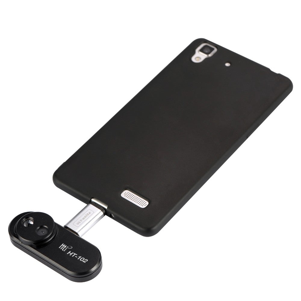 Android-Compatible Infrared Thermal Imager with Center Temperature Display & Adapter