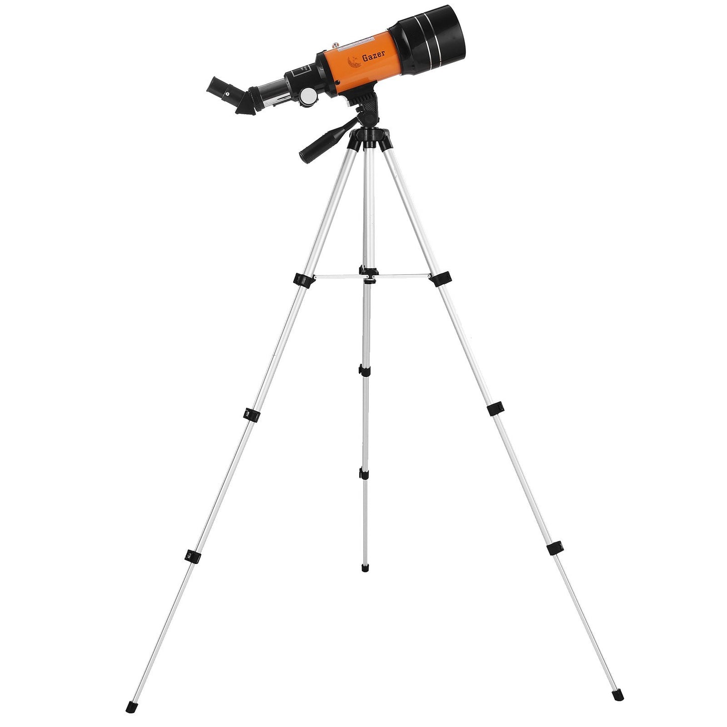 70mm High Power Refractor Telescope with Tripod, Moon Filter & 3X Barlow Lens for Star Gazing, Bird Watching & Camping
