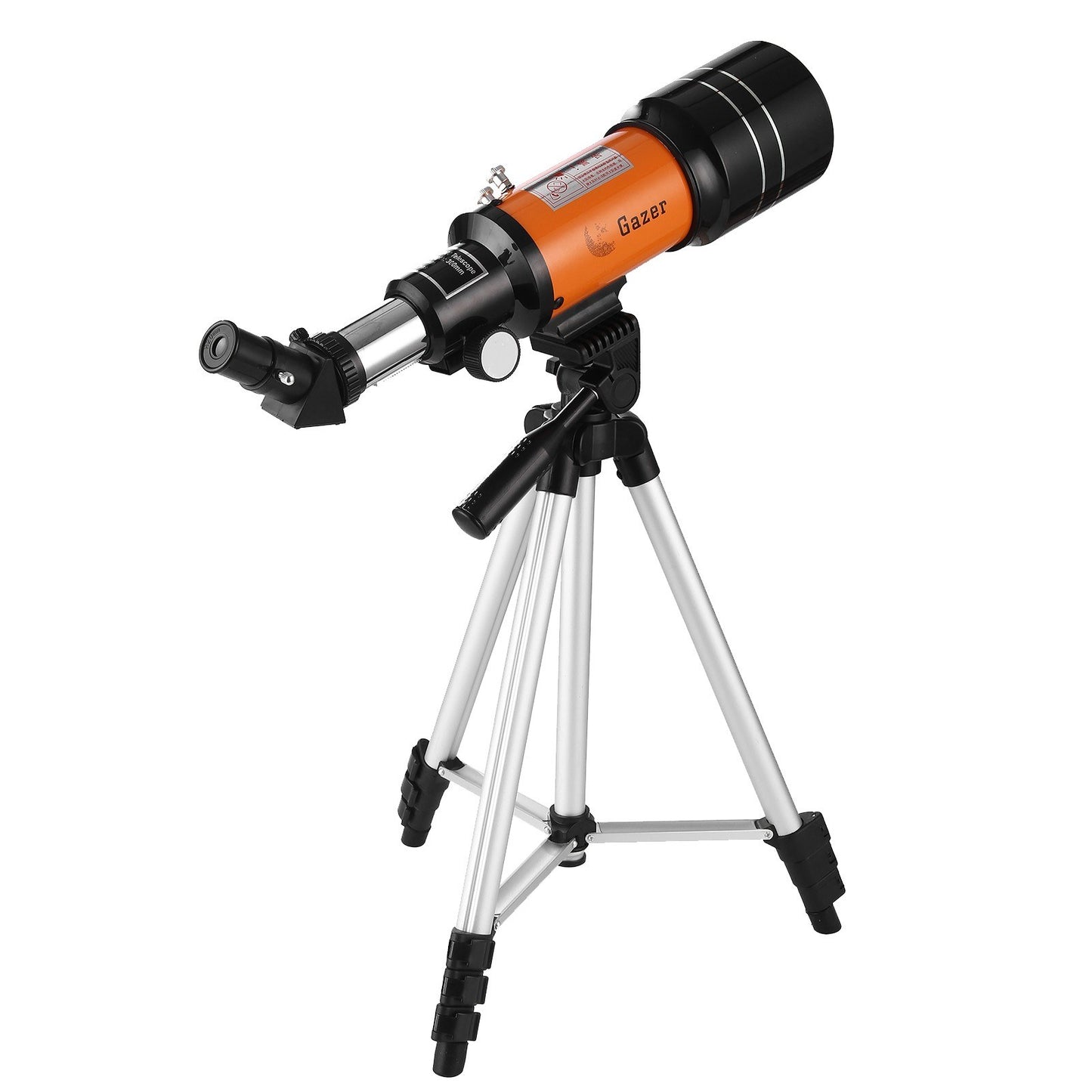 70mm High Power Refractor Telescope with Tripod, Moon Filter & 3X Barlow Lens for Star Gazing, Bird Watching & Camping