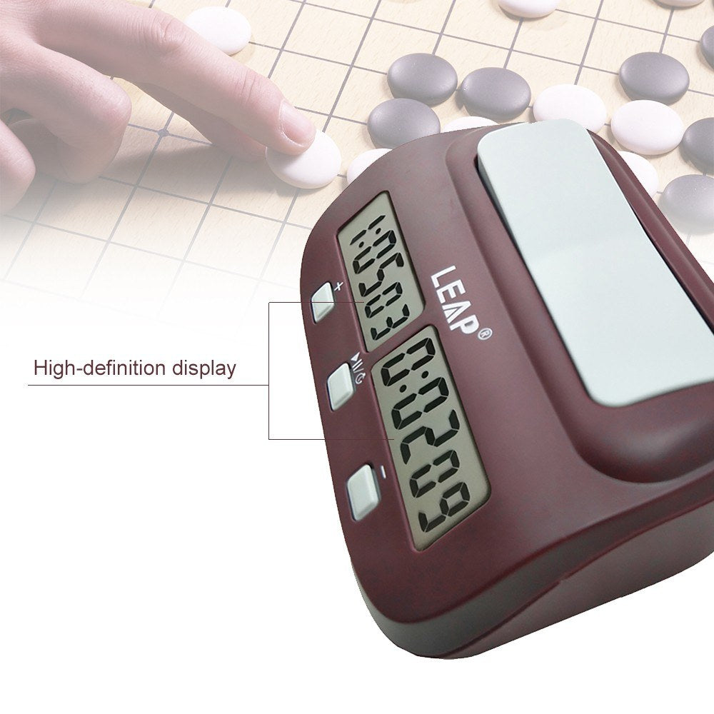 Digital Chess Timer with Alarm for Professional Tournament and Board Games