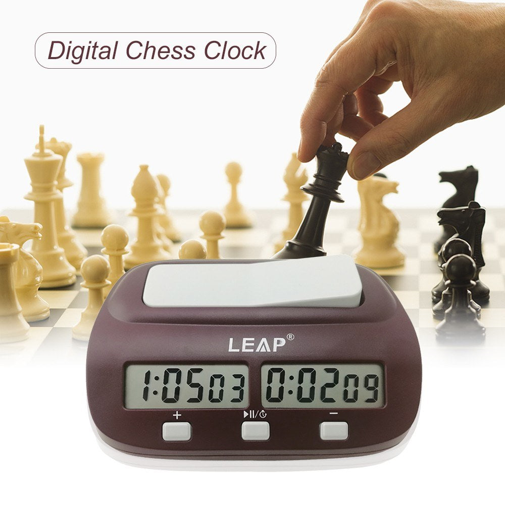 Digital Chess Timer with Alarm for Professional Tournament and Board Games