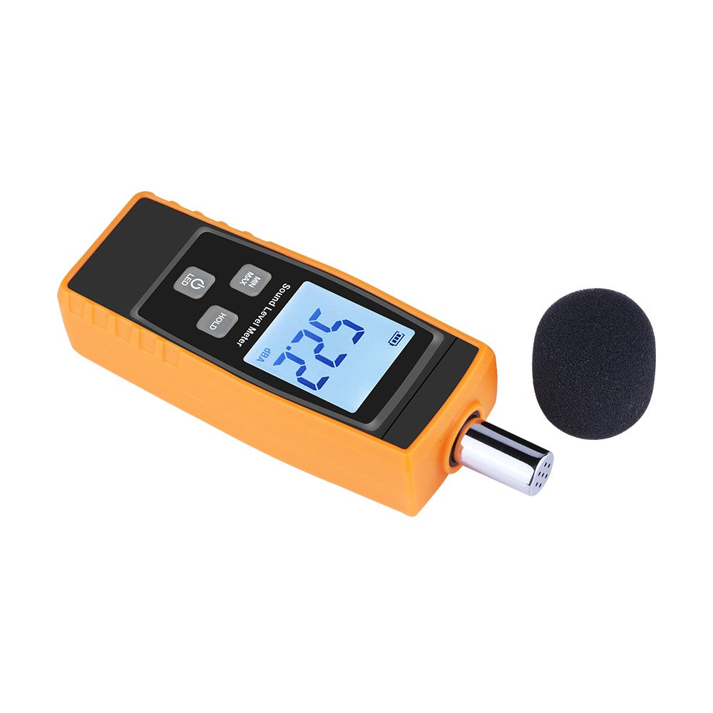 Digital Sound Level Meter 30-130dBA Noise Measuring Tool with Max/Min/Data Hold LCD Display