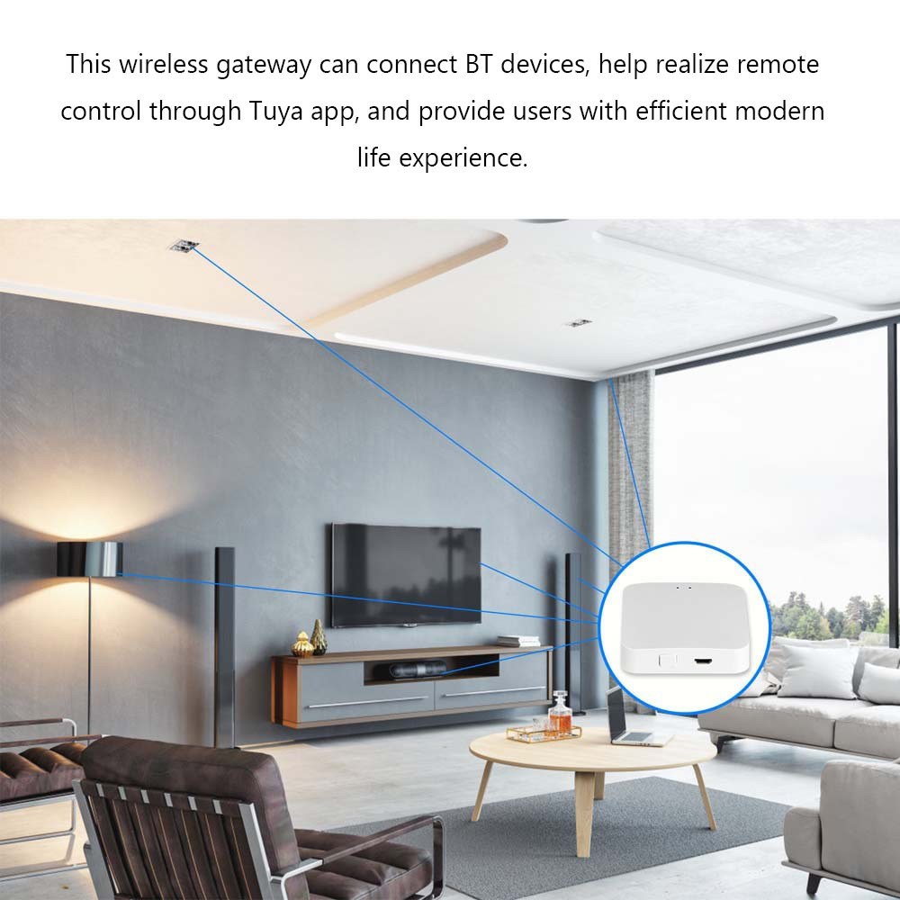 Tuya Smart Wireless Remote Control Gateway: Compatible with Alexa & Google Home