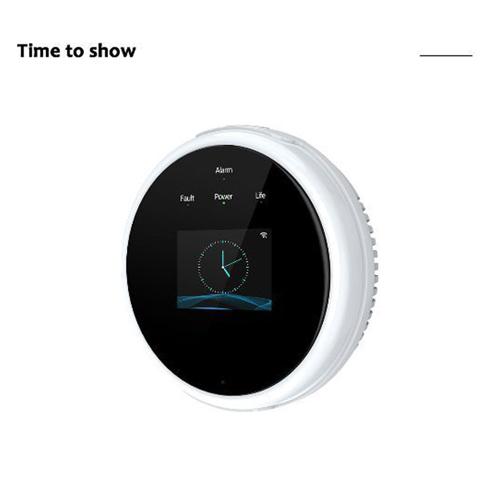 Tuya WiFi Smart Natural Gas Leak Detector, Compatible with Alexa & Google Assistant