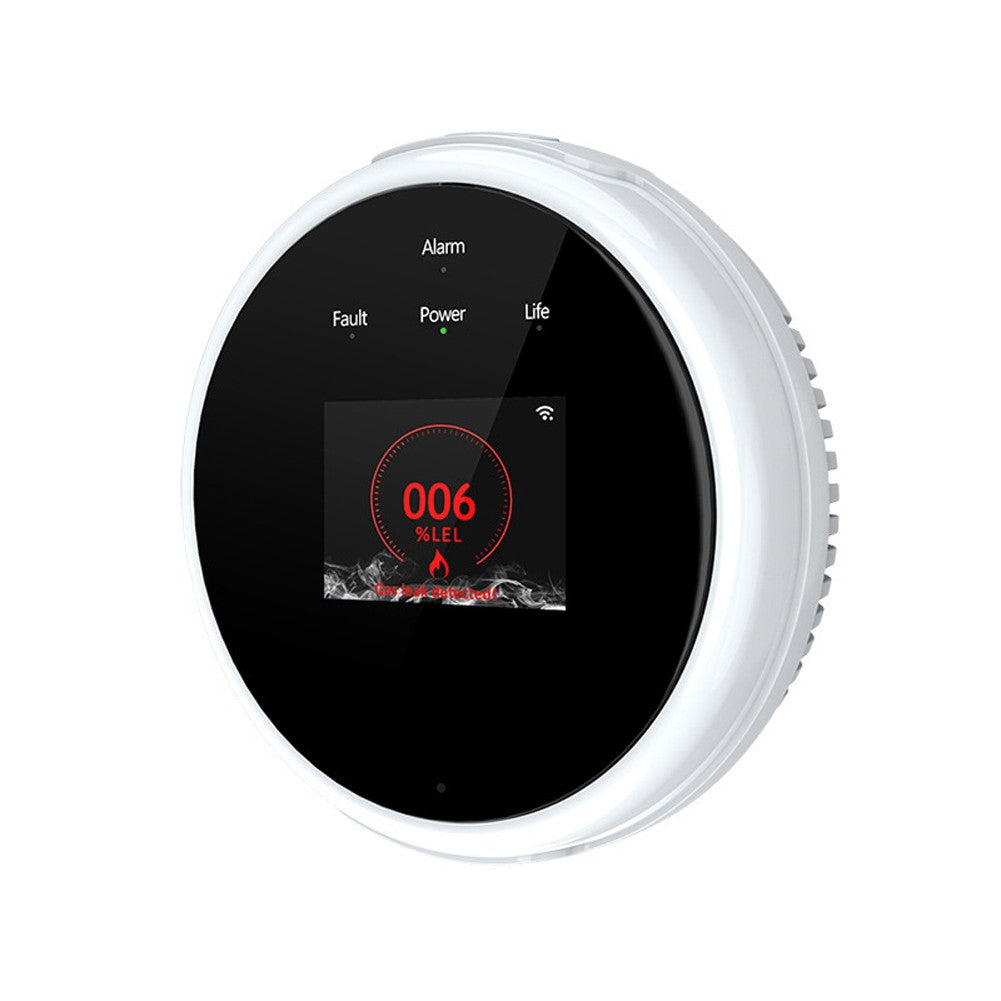 Tuya WiFi Smart Natural Gas Leak Detector, Compatible with Alexa & Google Assistant