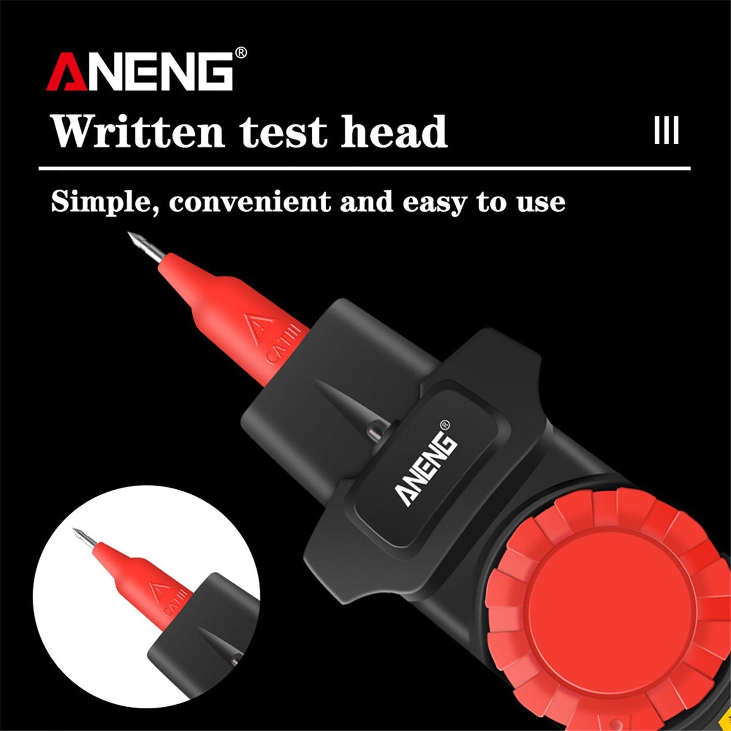 ANENG A3004 Digital Pen Multimeter with Auto Range NCV, Volt/Amp/Ohm Meter, Capacitance & Diode Test, Continuity Alarm, Backlit LCD, Data Hold, Flashlight