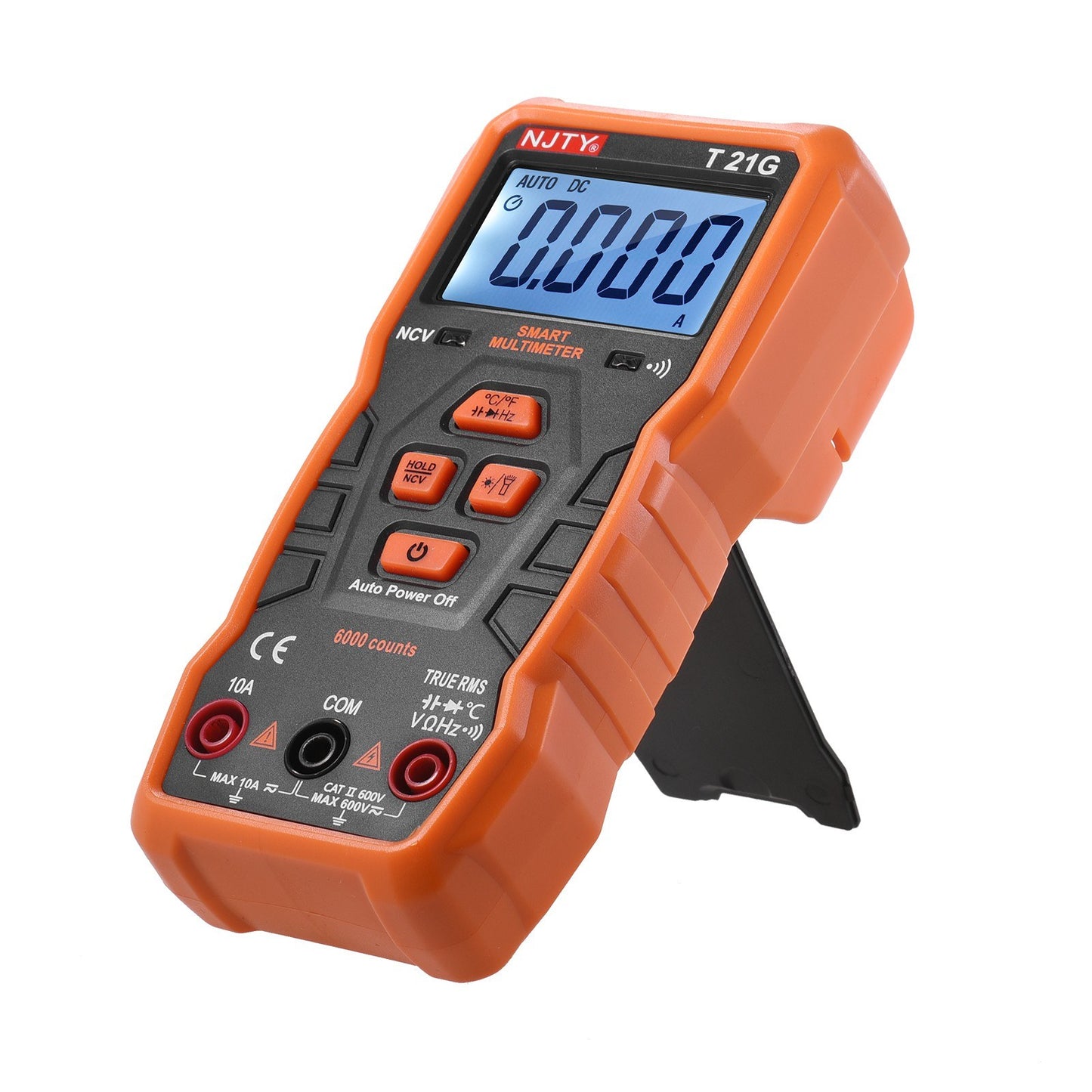Mini Smart Multimeter 6000 Counts True RMS Universal Meter NJTY T21G