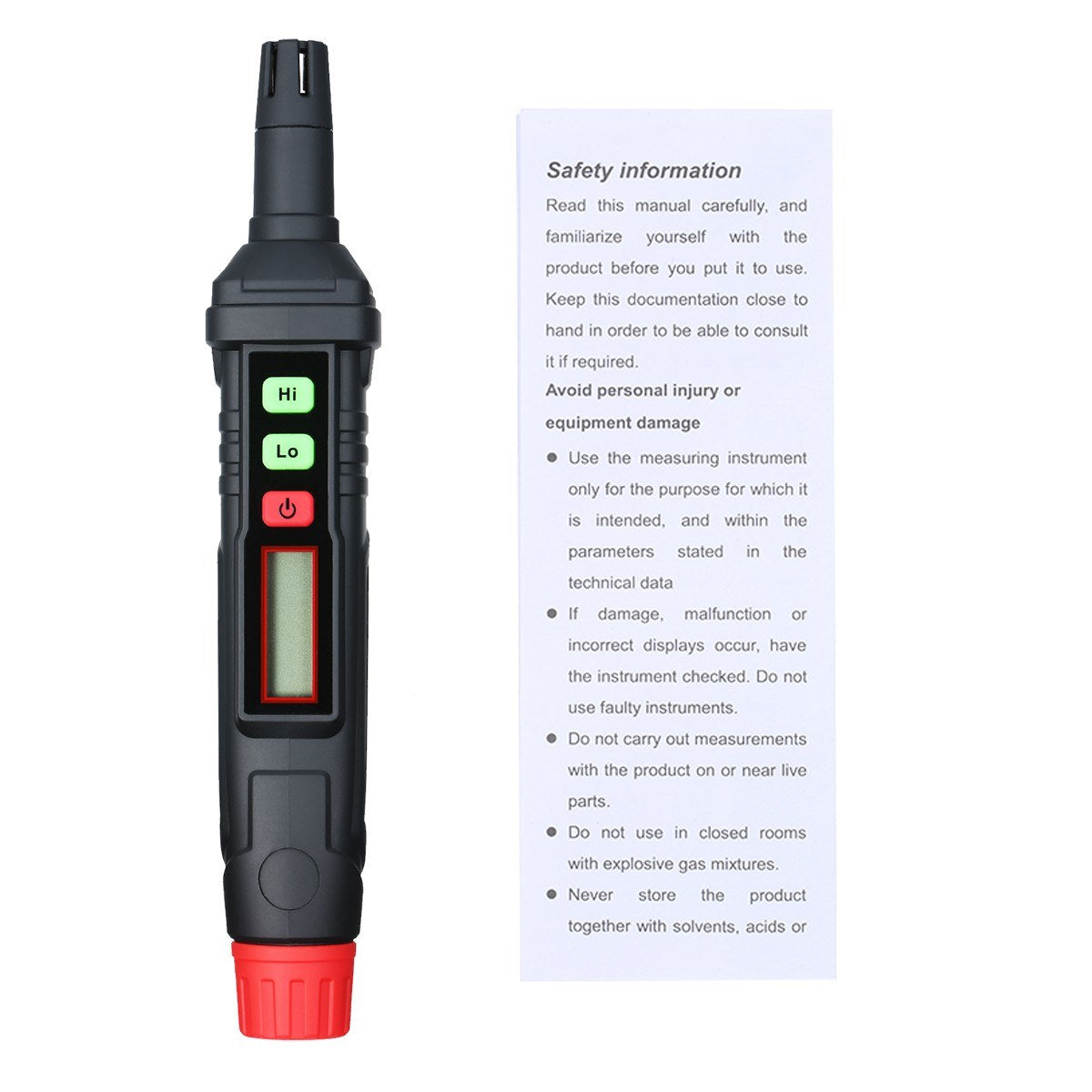 Portable Combustible Gas Leak Detector Alarm by HABOTEST - Detects Propane, Methane, Natural Gas with Audible & Visual Alerts