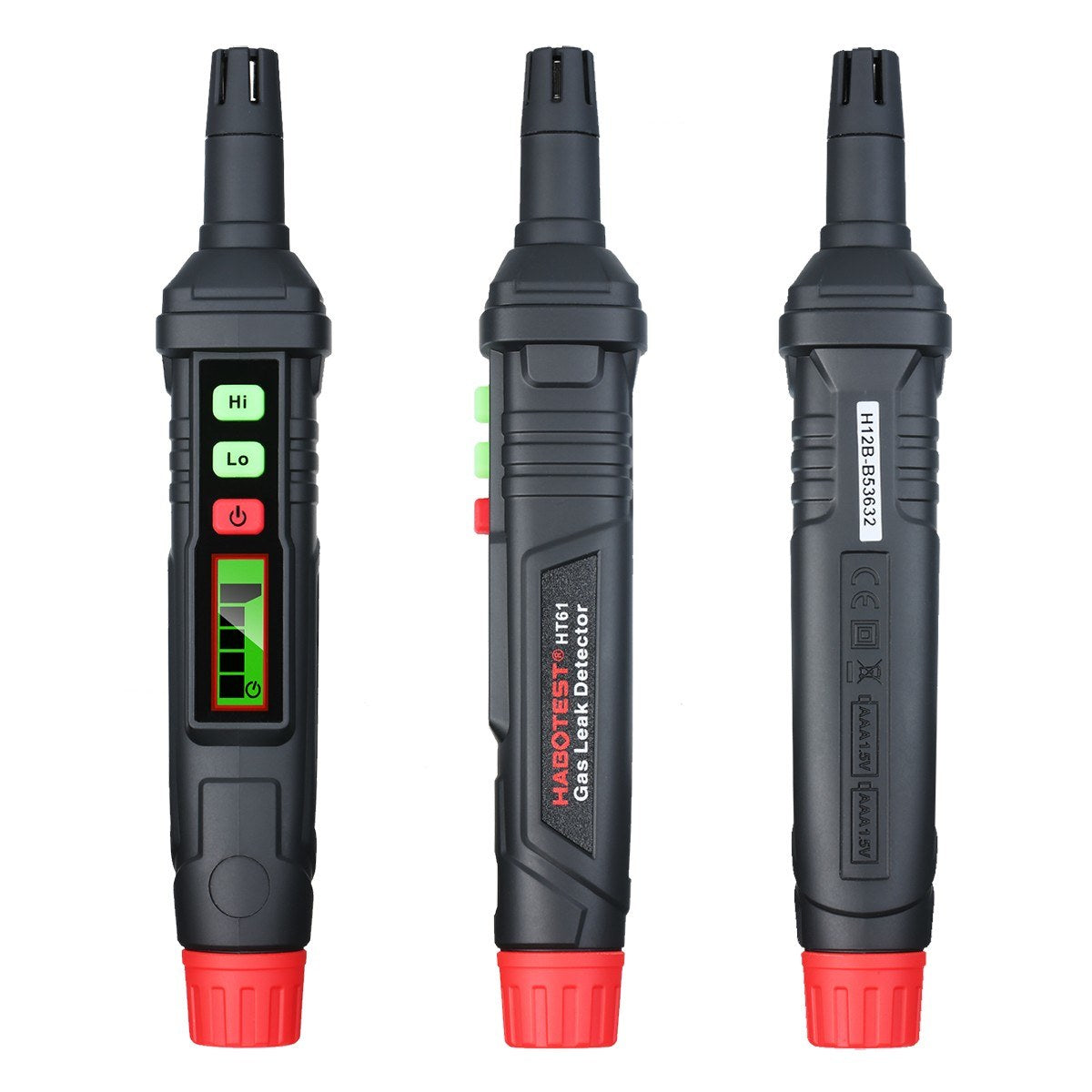 Portable Combustible Gas Leak Detector Alarm by HABOTEST - Detects Propane, Methane, Natural Gas with Audible & Visual Alerts