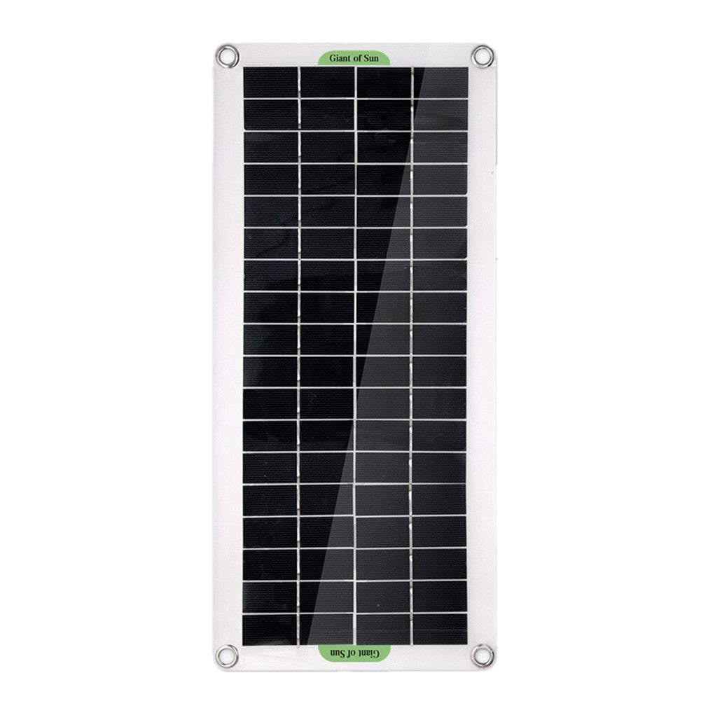 Flexible 30W Polycrystalline Solar Panel for Camping, Car Travel, and Outdoor Emergency Power