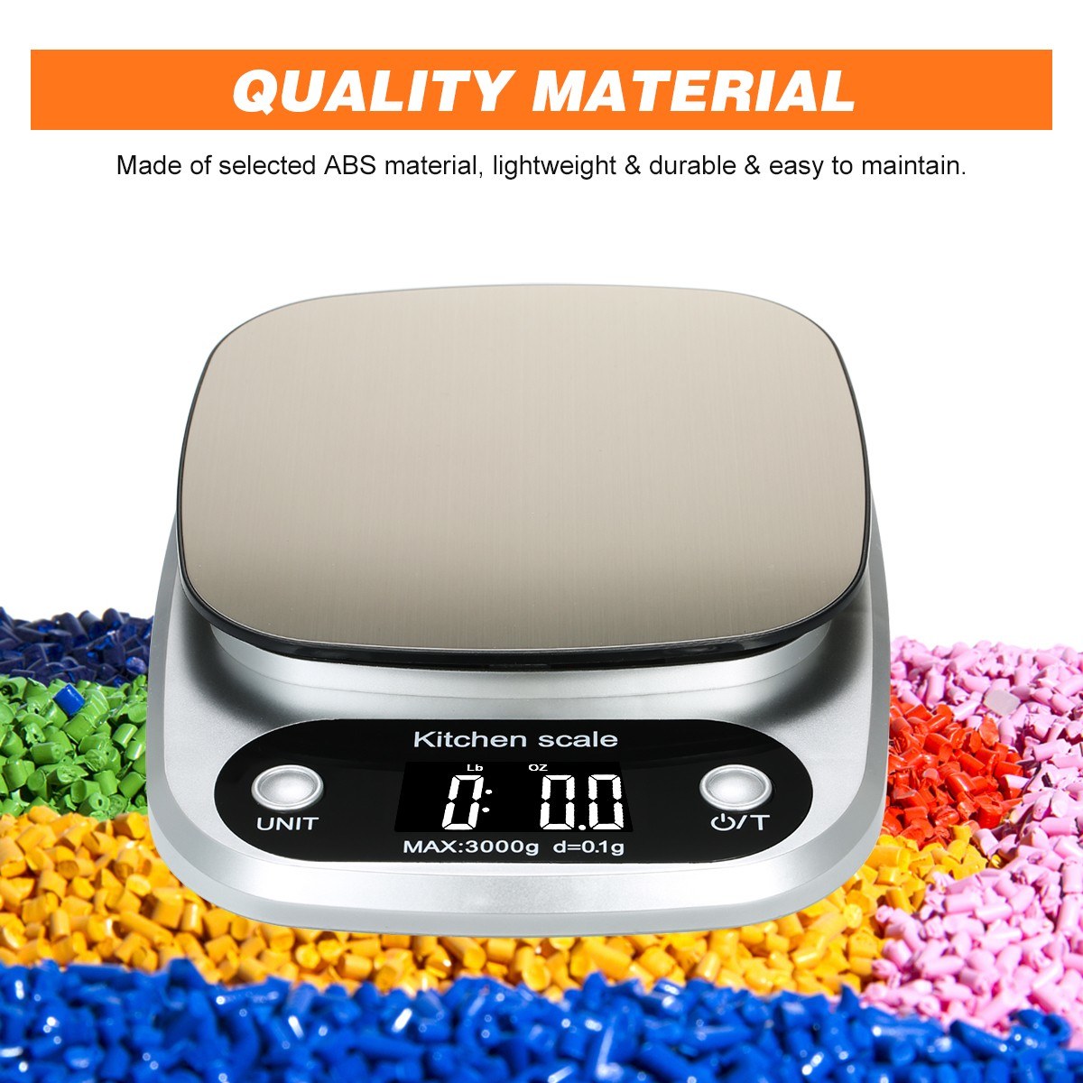 Portable Waterproof 5kg/0.1g High Precision Digital Kitchen Baking Scale