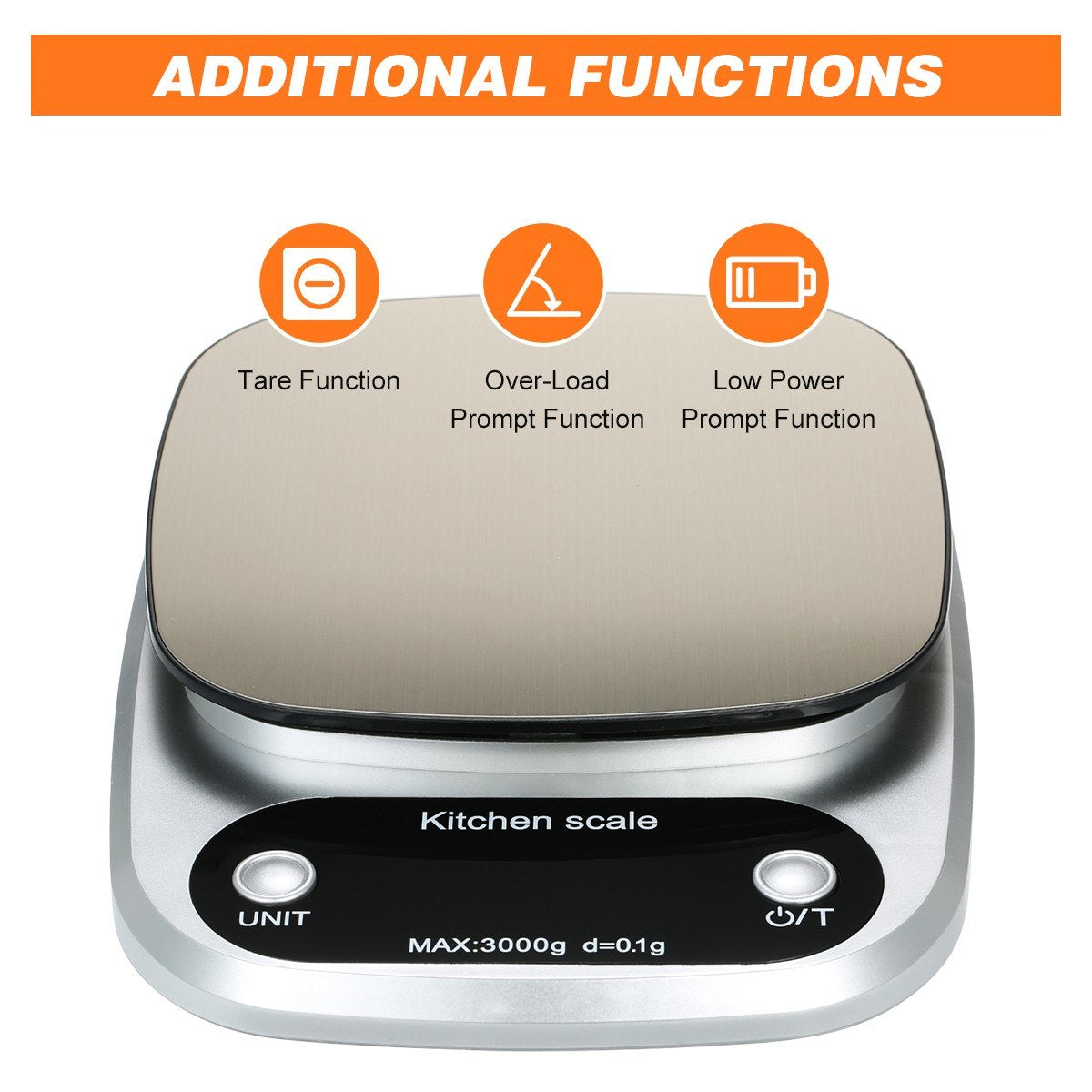 Portable Waterproof 5kg/0.1g High Precision Digital Kitchen Baking Scale