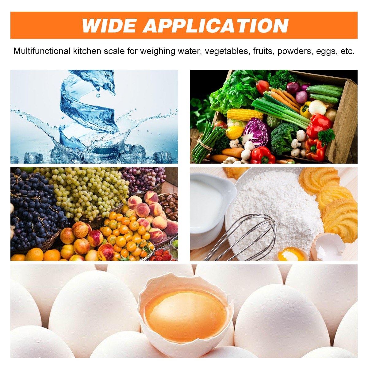 Portable Waterproof 5kg/0.1g High Precision Digital Kitchen Baking Scale