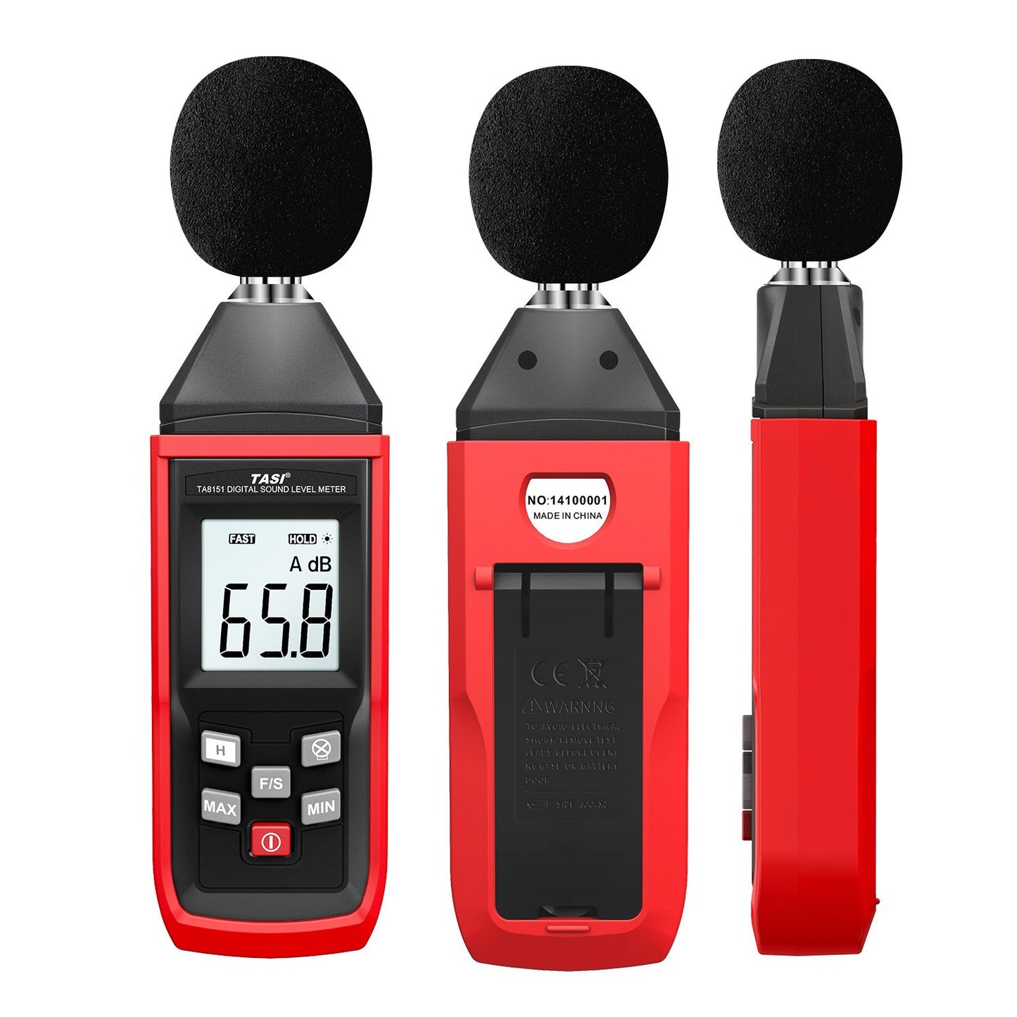TA8151 Professional Digital Sound Level Meter - High-Precision Handheld Decibel Monitor 30-130dB Noise Tester