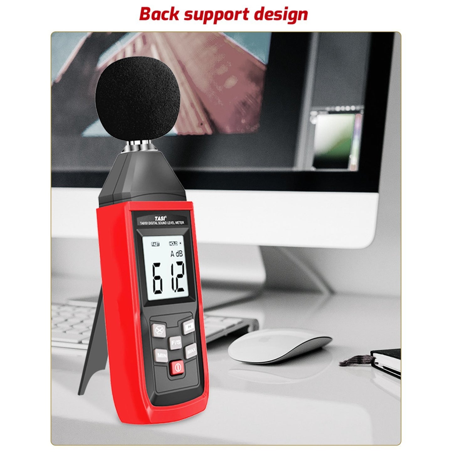 TA8151 Professional Digital Sound Level Meter - High-Precision Handheld Decibel Monitor 30-130dB Noise Tester