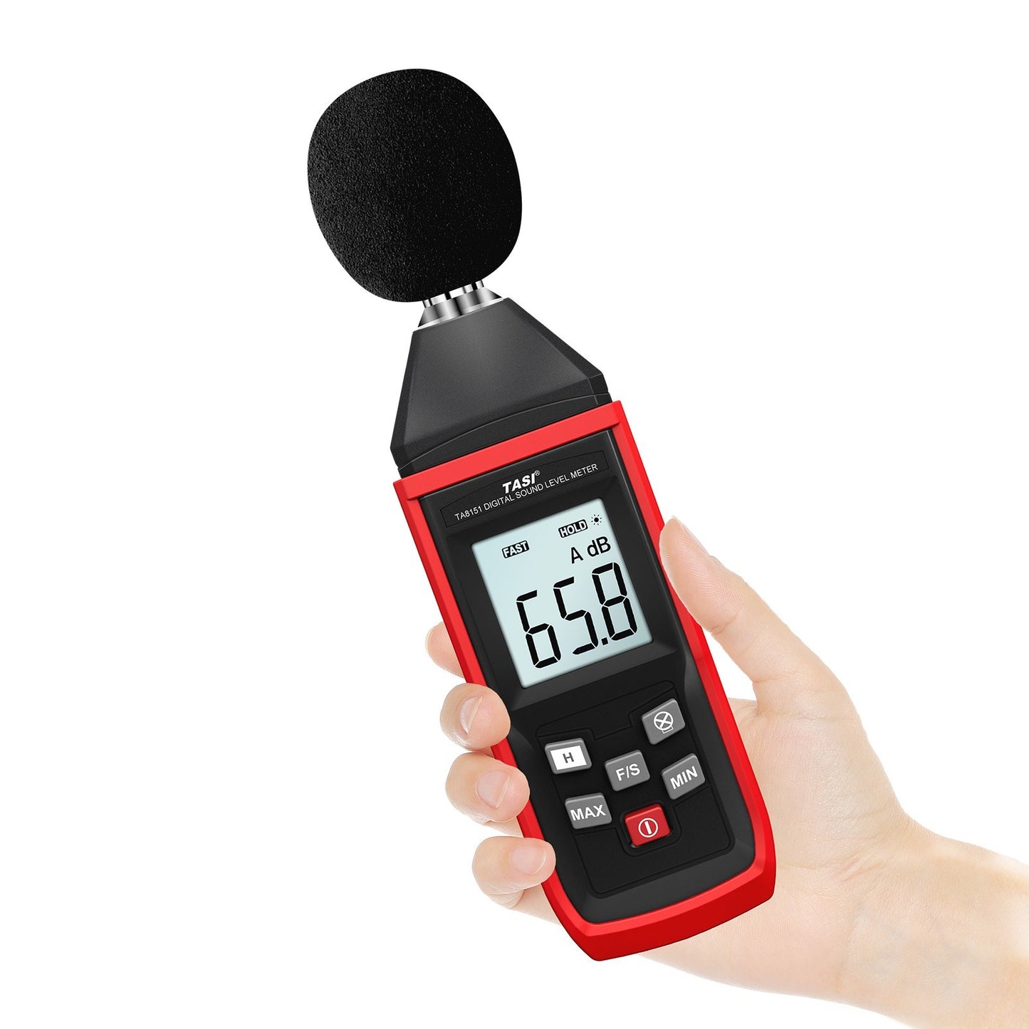 TA8151 Professional Digital Sound Level Meter - High-Precision Handheld Decibel Monitor 30-130dB Noise Tester
