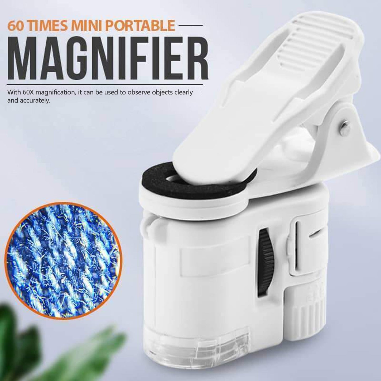Mini 60X Portable Microscope for Smartphones