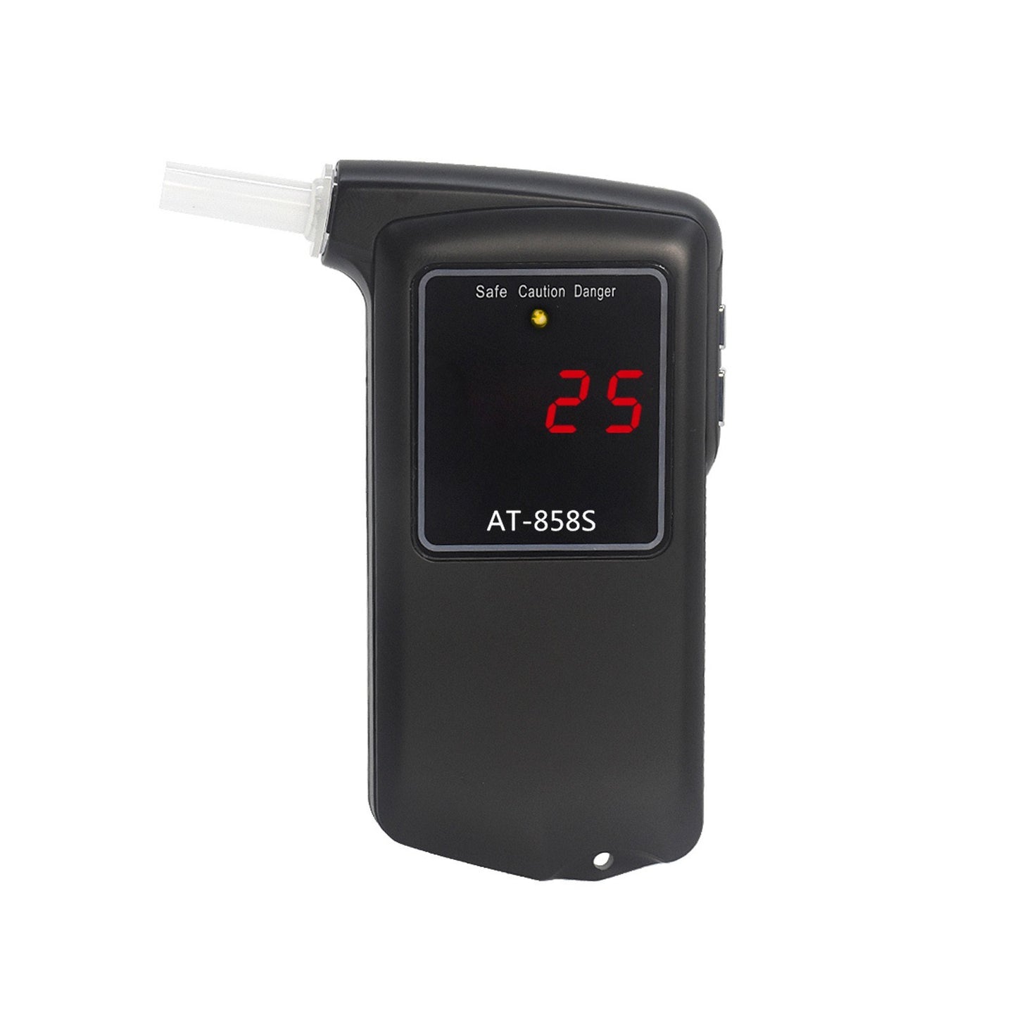 Portable Digital Breathalyzer Alcohol Tester with 10 Mouthpieces - Model AT-858