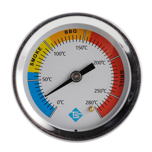 Stainless Steel Bi-Metal Dial Thermometer 0~280℃ for Grill, Barbecue, Smoker, Oven - KKmoon