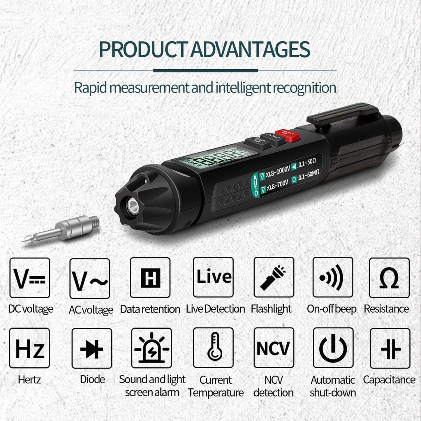 ANENG A3008 Digital Pen Multimeter 6000 Counts