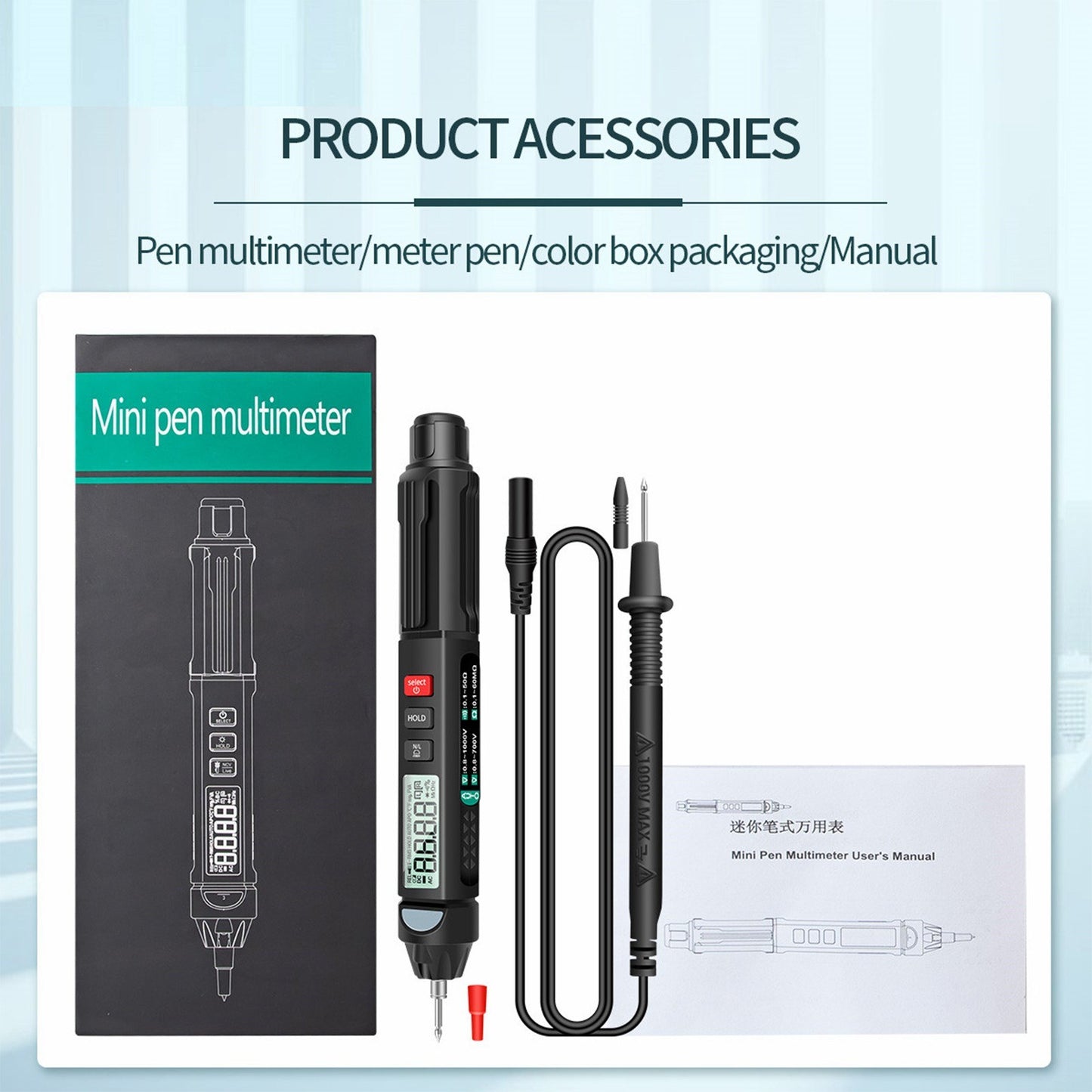 ANENG A3008 Digital Pen Multimeter 6000 Counts