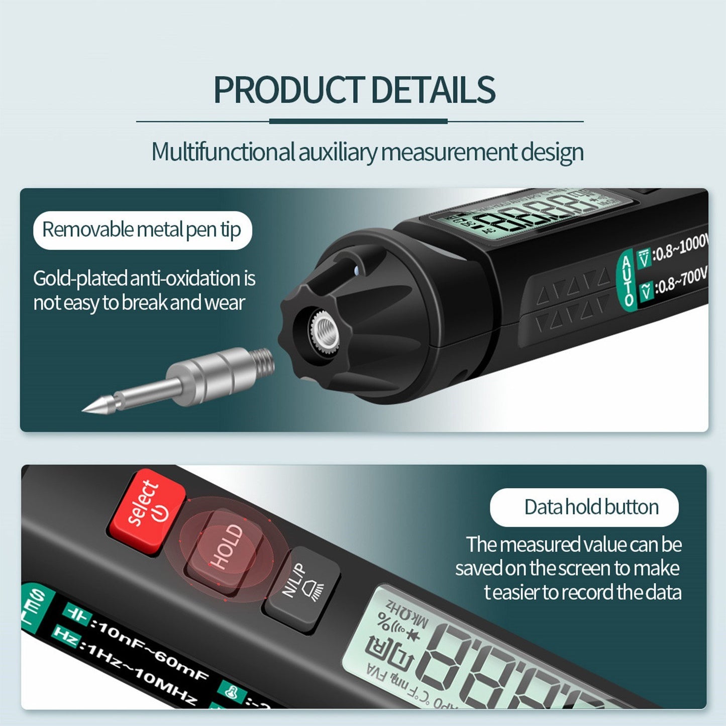 ANENG A3008 Digital Pen Multimeter 6000 Counts