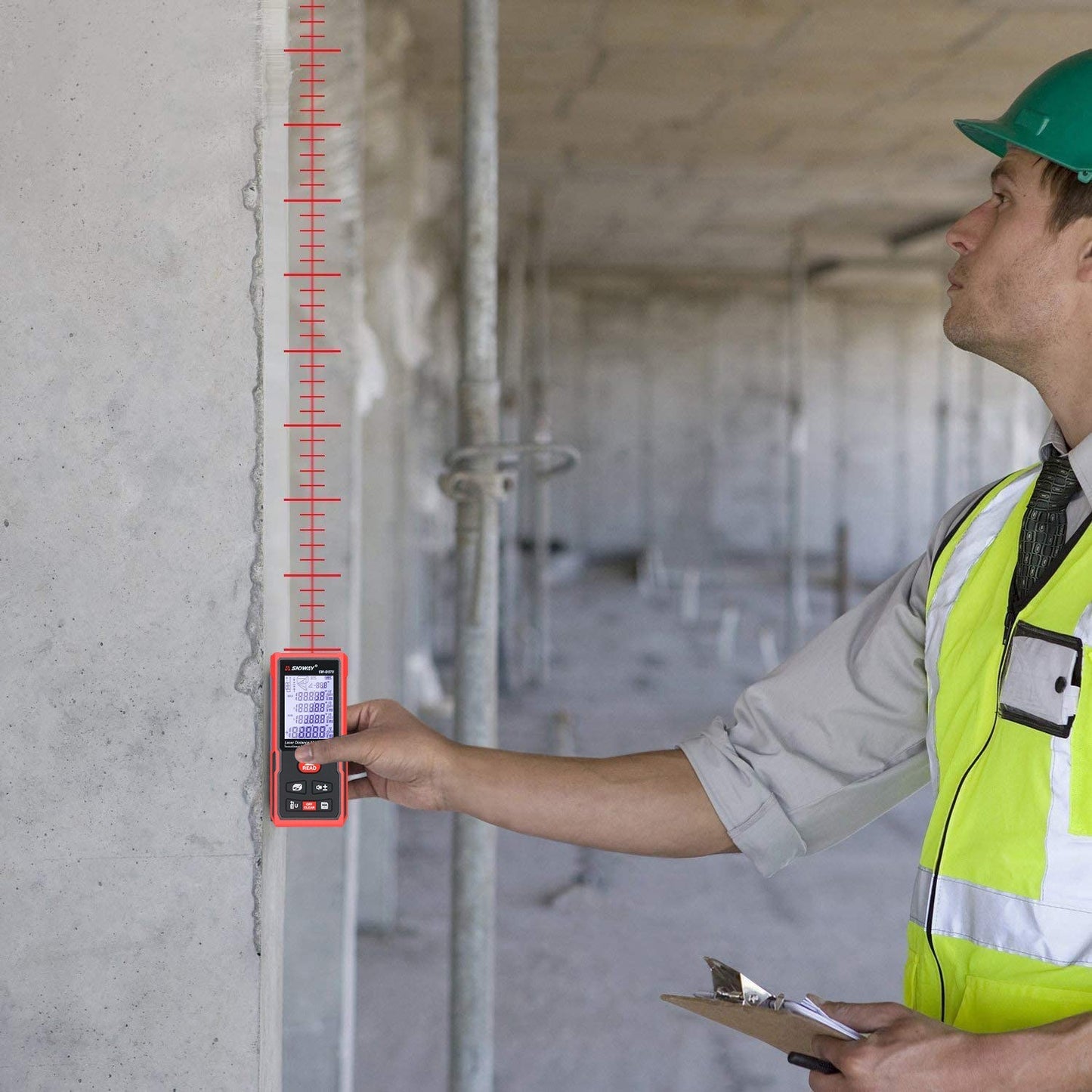 Portable SNDWAY 70M Laser Distance Meter - High Precision Digital Rangefinder & Infrared Ruler
