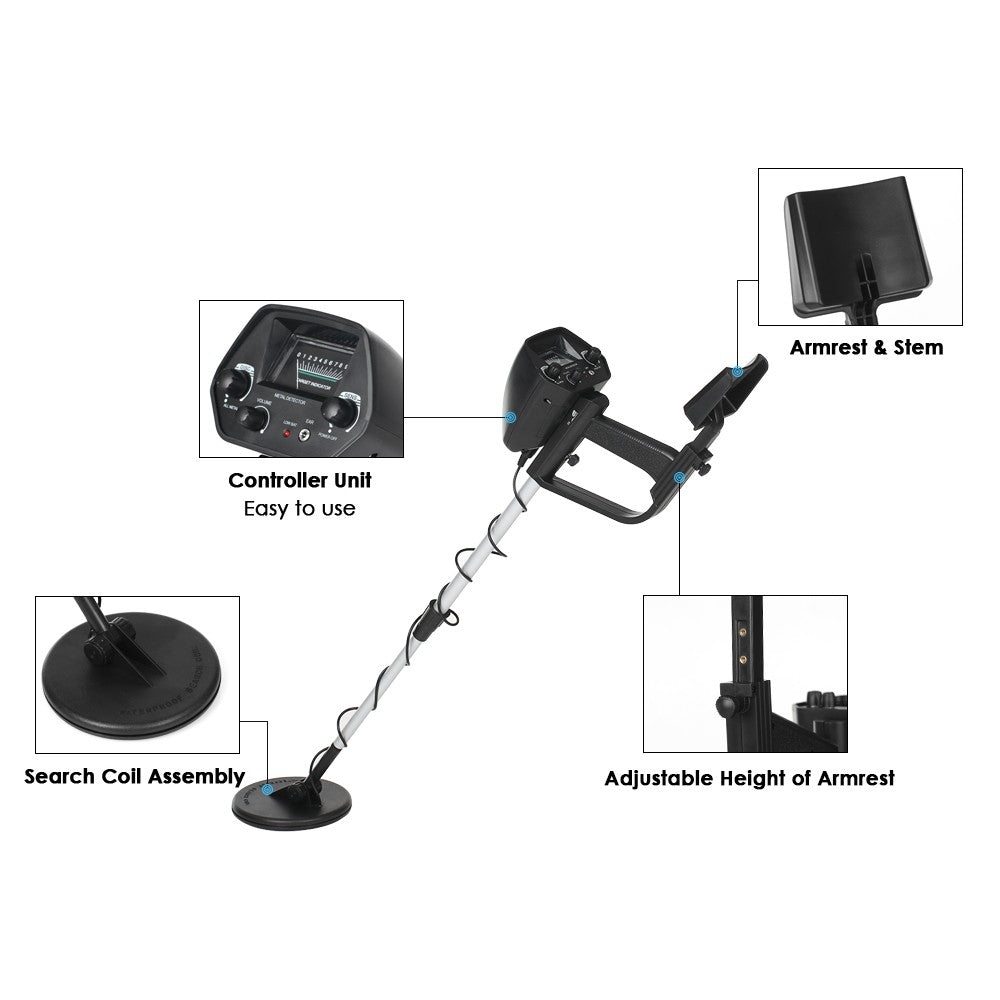 KKmoon Kids Metal Detector Treasure Hunter Gold Seeker Tracker