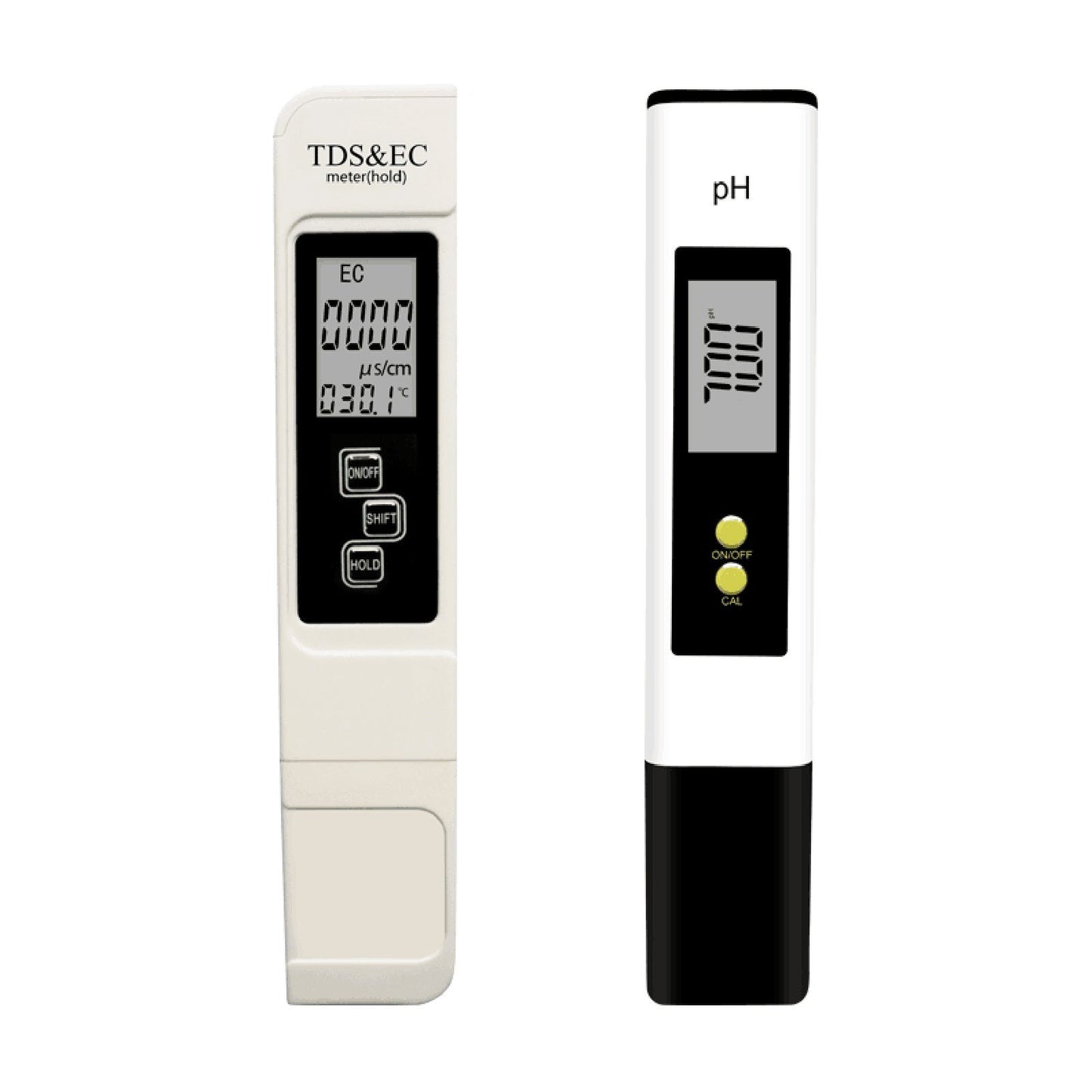 Digital pH Meter and EC&TDS Conductivity Pen for Water Quality Testing