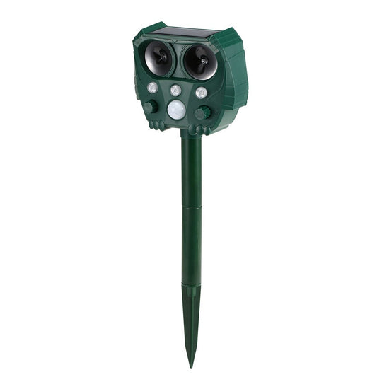 Solar-Powered USB Animal Repeller Outdoor Pest Deterrent Device