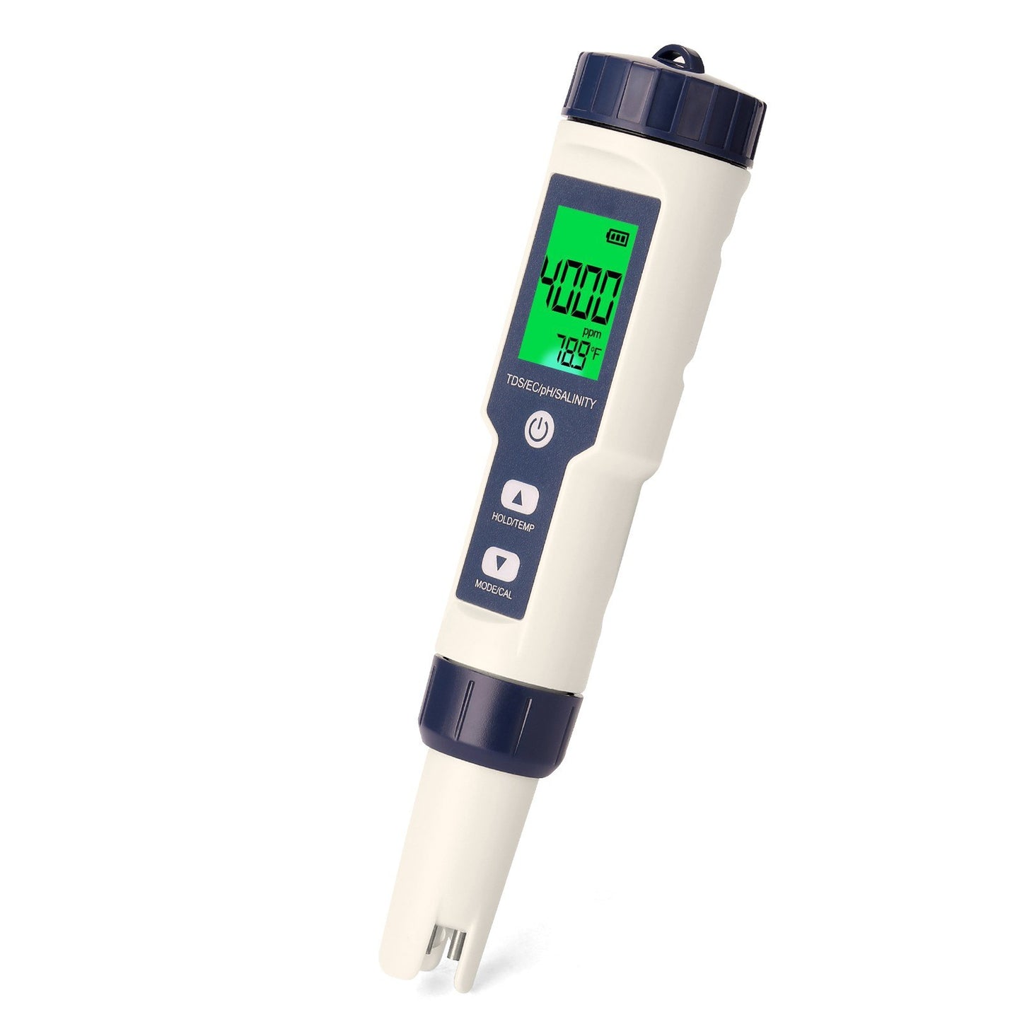 Digital 5-in-1 Multi-Parameter Water Quality Tester: PH, EC, TDS, Salinity & Thermometer