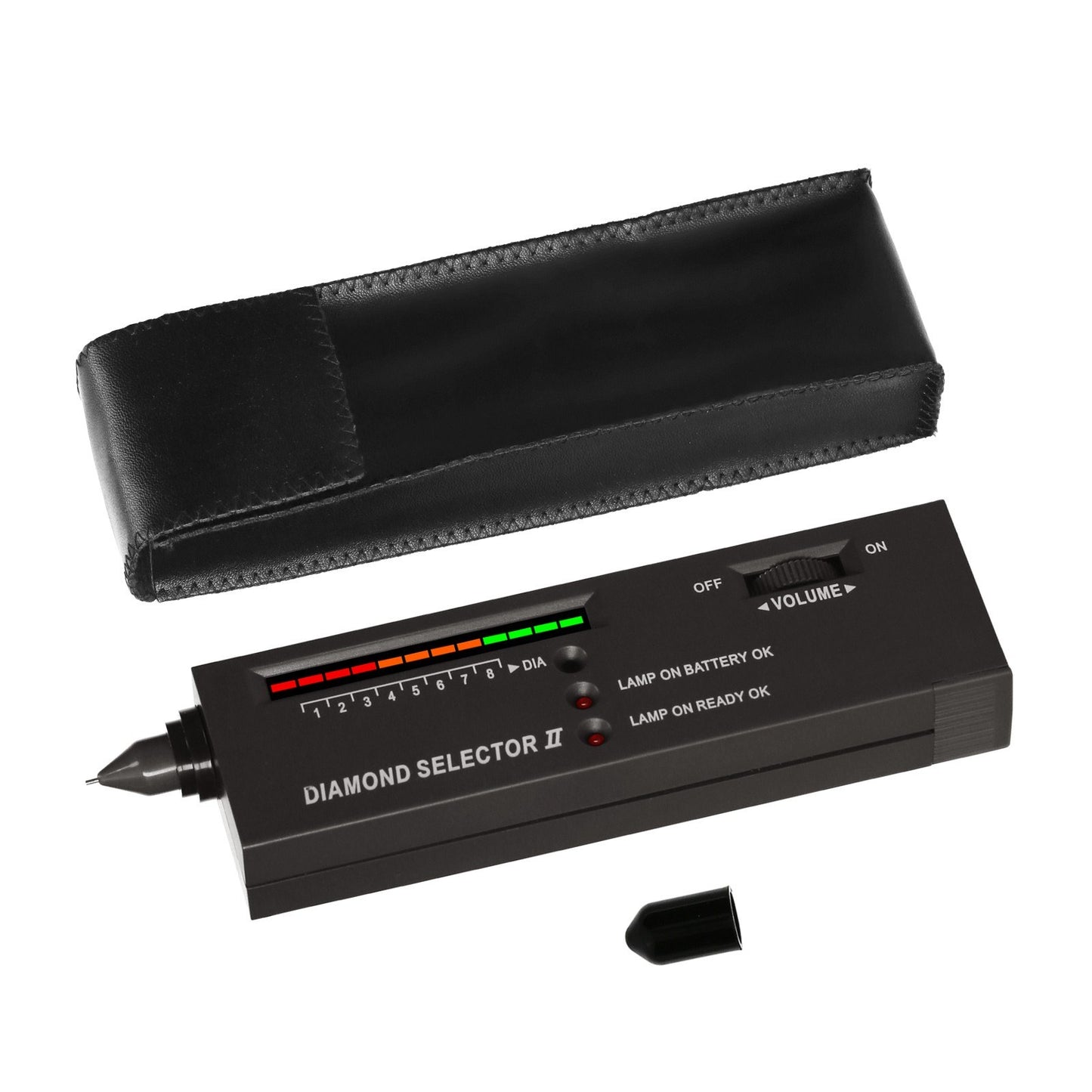 High Accuracy Diamond Tester Pen - Gemstone Jewelry Detector with Case for Novice & Expert
