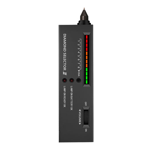 High Accuracy Diamond Tester Pen - Gemstone Jewelry Detector with Case for Novice & Expert
