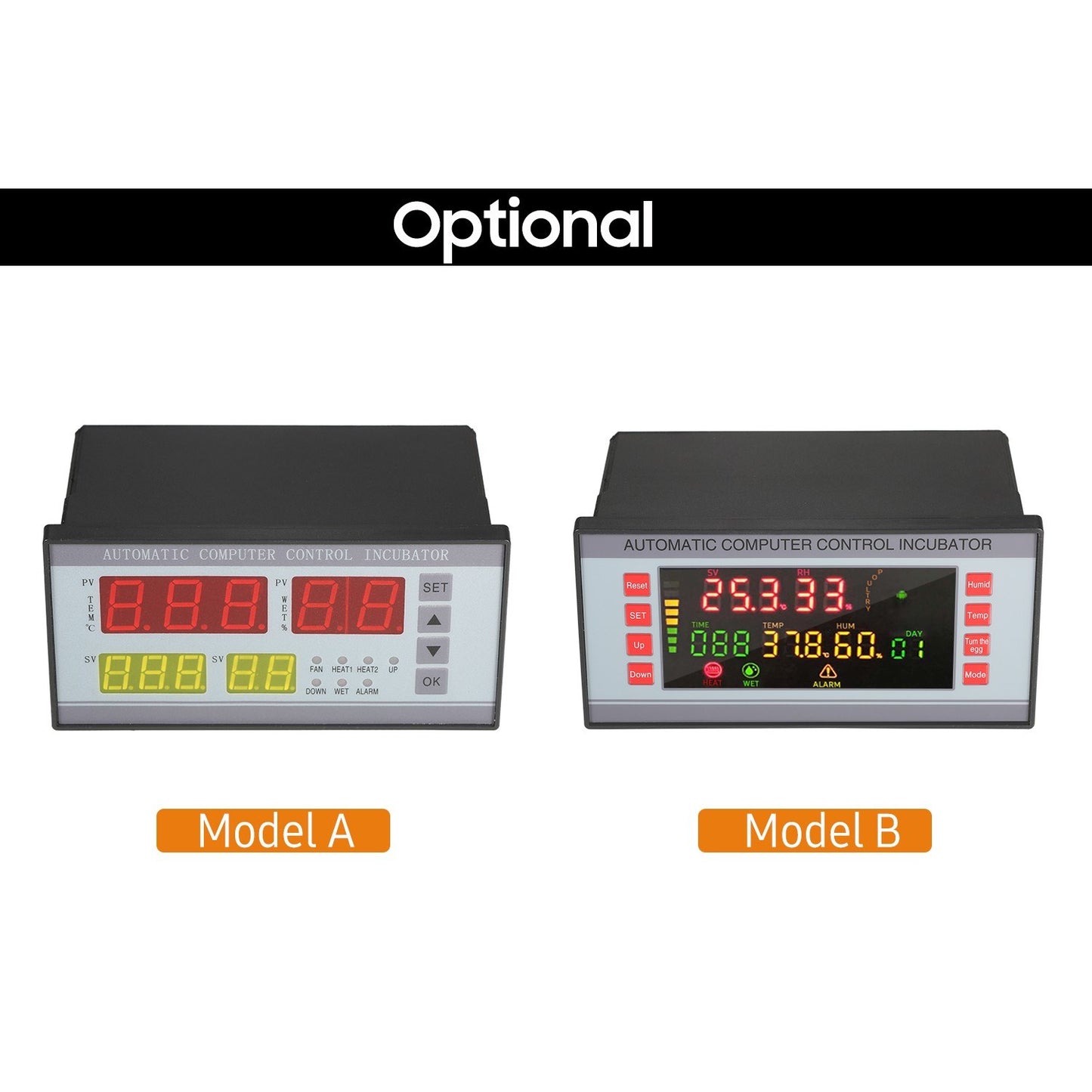 LED Digital Temp & Humidity Controller with 5 Egg Incubation Modes