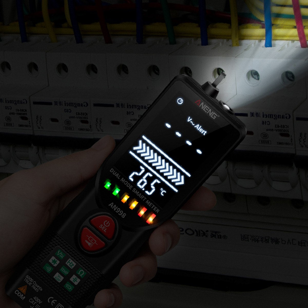 ANENG Fully Automatic Digital Multimeter with Non-Contact NCV Tester and VA Display