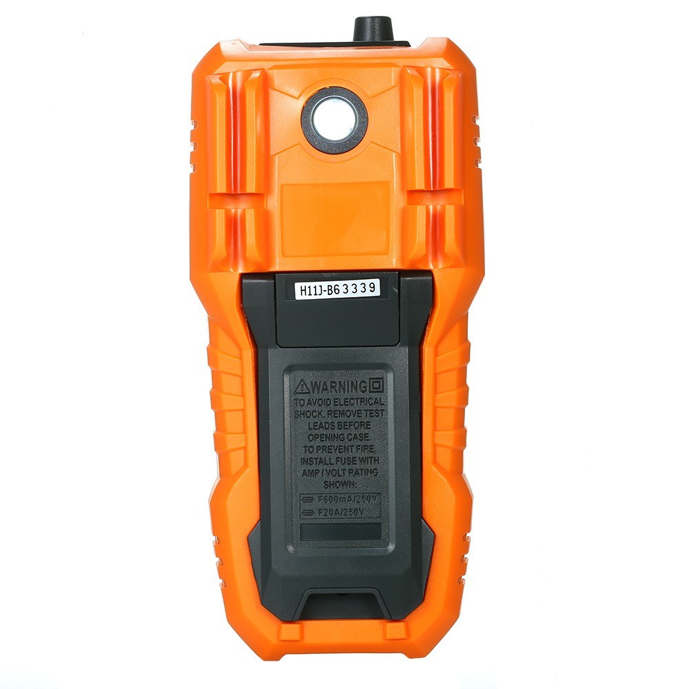 PEAKMETER PM18C True RMS Digital Multimeter - AC/DC Voltage, Current, Resistance, Capacitance, Frequency, Temperature, hFE, NCV, Line Tester