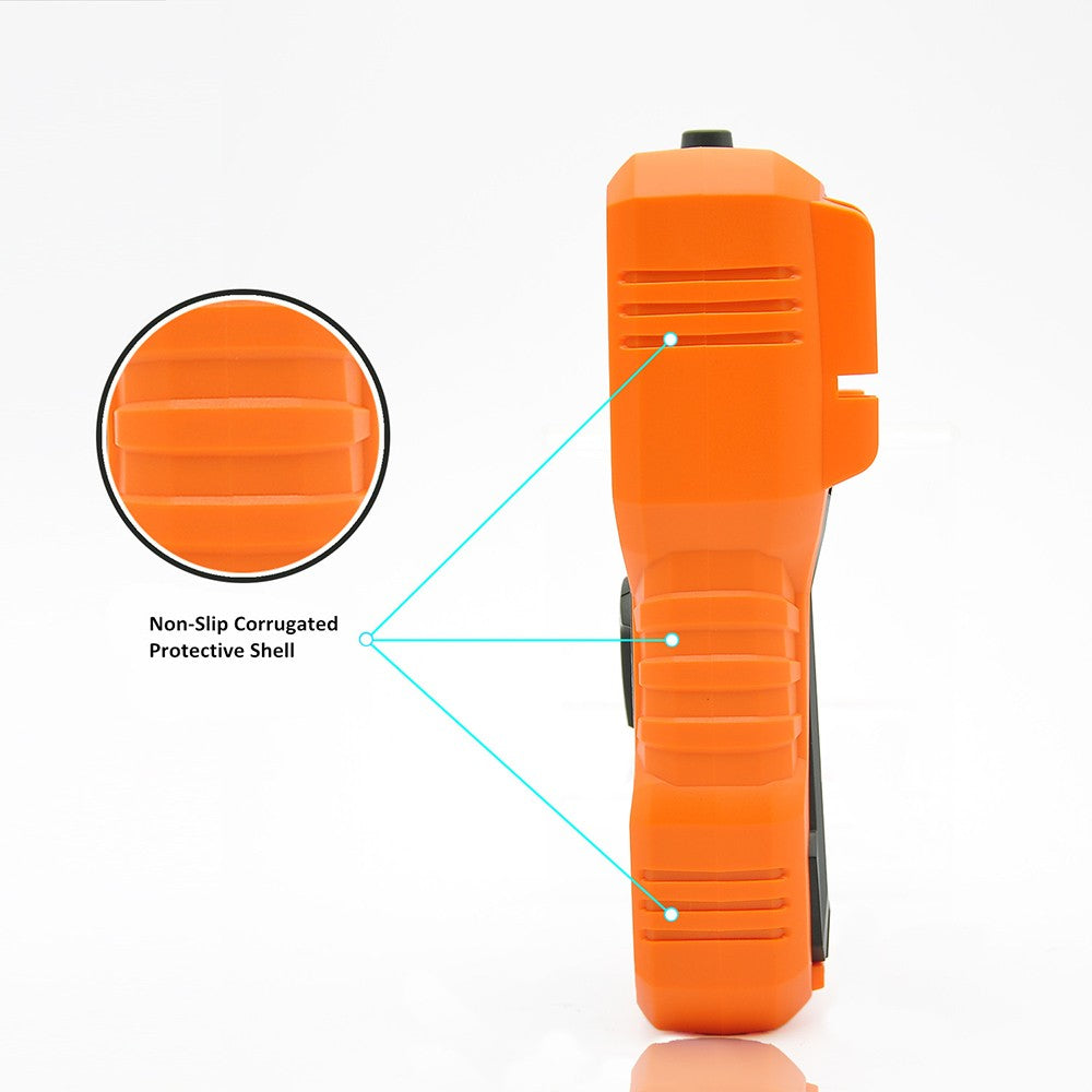 PEAKMETER PM18C True RMS Digital Multimeter - AC/DC Voltage, Current, Resistance, Capacitance, Frequency, Temperature, hFE, NCV, Line Tester