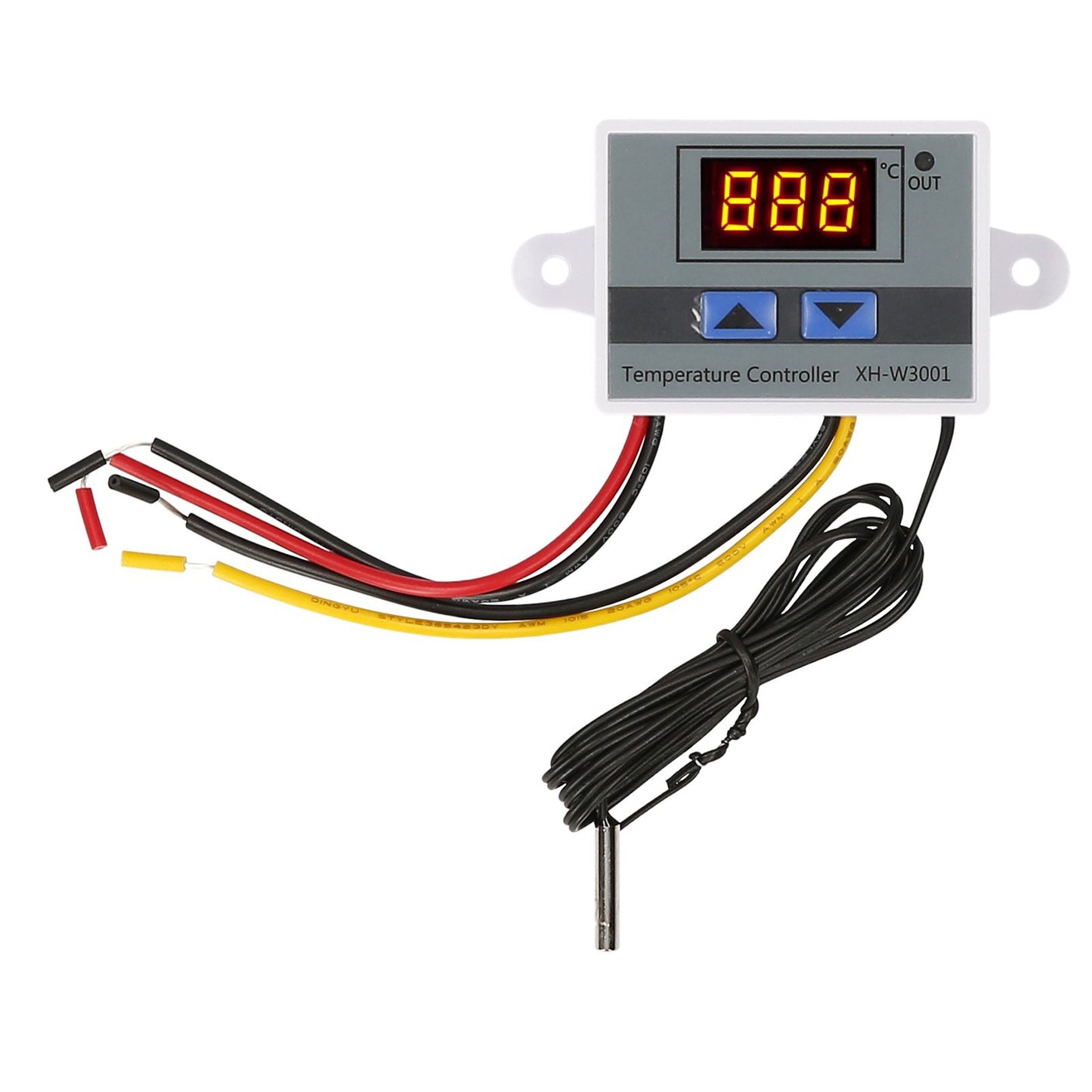 Waterproof NTC Probe LED Thermostat Module -50~110℃, 110~220V 1500W Electronic Temperature Controller for Refrigerator