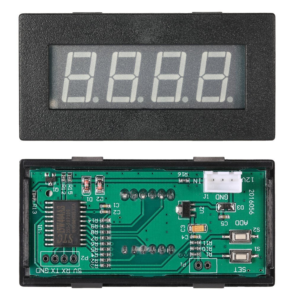 High Precision Digital Tachometer - 0.56-Inch Blue LED Display, Motor Speed Measurement Module