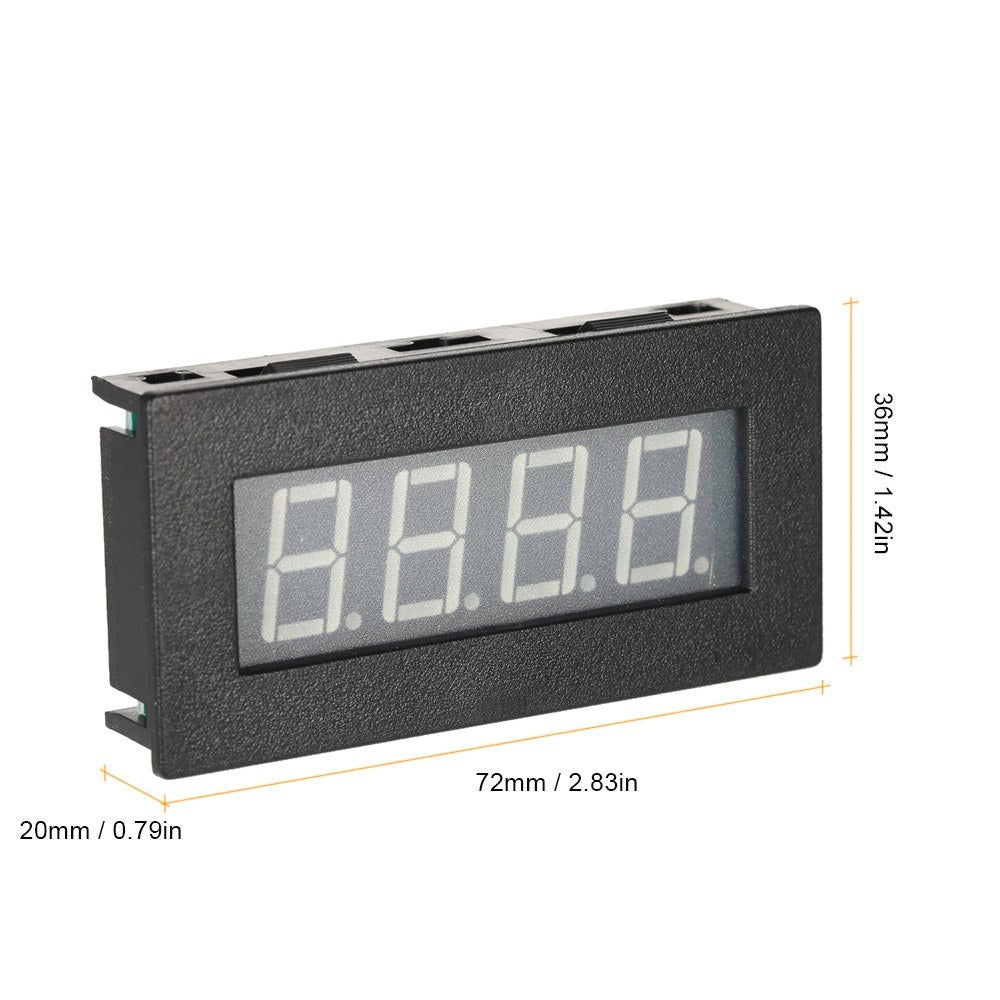 High Precision Digital Tachometer - 0.56-Inch Blue LED Display, Motor Speed Measurement Module