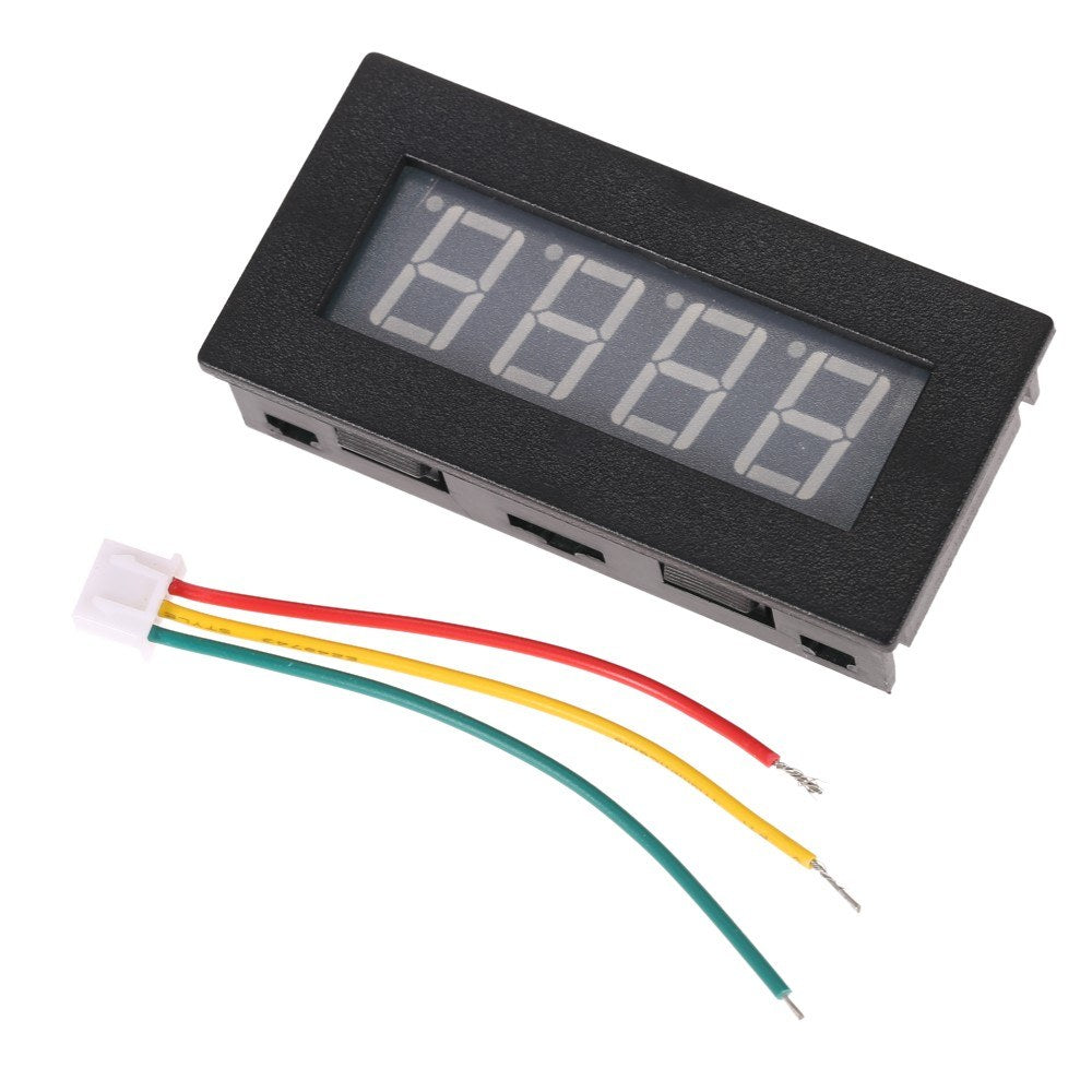 High Precision Digital Tachometer - 0.56-Inch Blue LED Display, Motor Speed Measurement Module