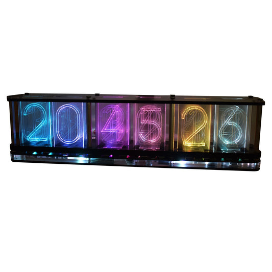 Multifunctional DS3231 DIY LED Alarm Clock Kit with Large 6-Digit Display | Time, Temperature, Date, Week, Alarm, Countdown, Voice & Touch-Operated