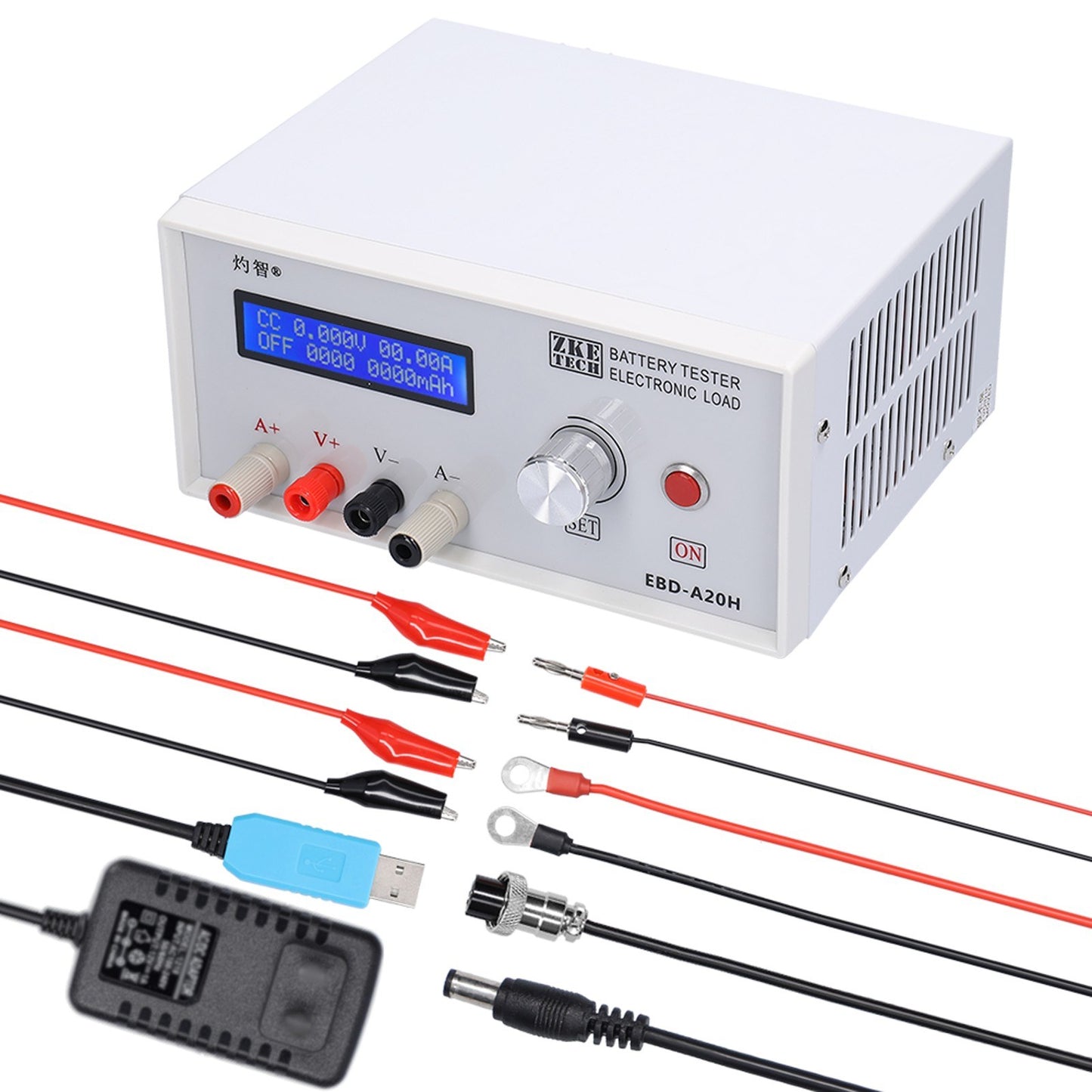 Battery Tester EBD-A20H 30V 20A 200W Multifunction DC Electronic Load with PC Software Control