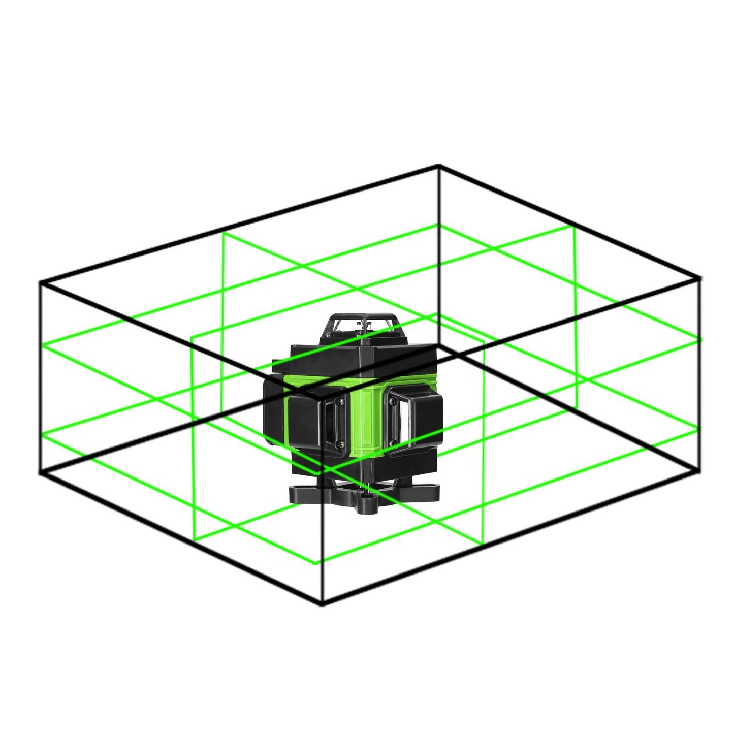 16-Line 4D Laser Level | Self-Leveling Machine with USB Rechargeable Battery and Vertical/Horizontal Lines