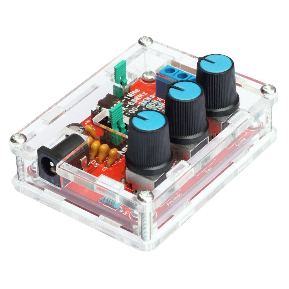 High Precision XR2206 Function Signal Generator - Adjustable Sine/Triangle/Square Output (1Hz-1MHz)